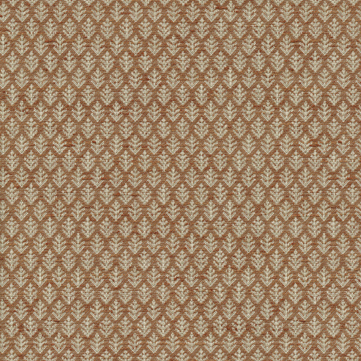 Fern Fair Persimmon 471098 by P/K LIFESTYLES Designer Fabric - 86% polyester, 14% cotton India 51000 Horizontal: 0.62 and Vertical: 1.12 54  - Swanky Fabrics -