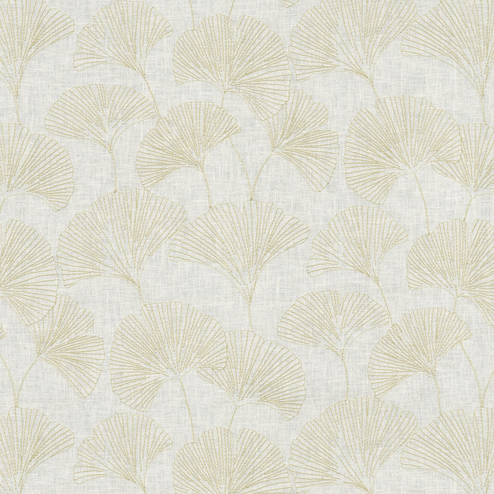Ginko Emb. Dune 471122 by P/K LIFESTYLES Designer Fabric - Base 55% cotton, 46% polyester / Emb. 49% cotton, 51% polyester India 51000 Horizontal: 17 and Vertical: 15.5 54  - Swanky Fabrics -