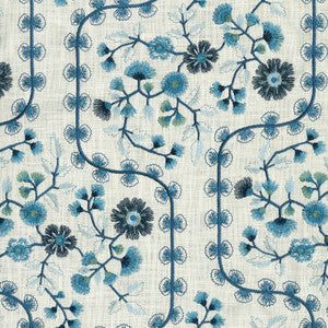 Flower Shower Emb. Azure 471141 By P/K Lifestyles Designer Fabric