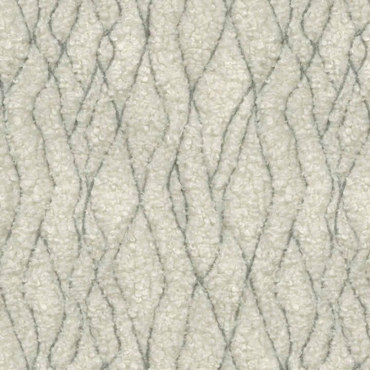 Fez Fur Emb. Sterling 471191 by P/K LIFESTYLES Designer Fabric - 100% polyester/ Back 100% acrylic TC Bonding China 51000 Horizontal: 9 and Vertical: 10.75 58  - Swanky Fabrics -