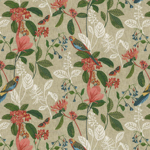 Parakeet Emb. Vapor 471261 By P/K Lifestyles Designer Fabric