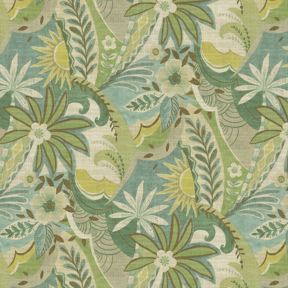 Mod Moment Peapod by PK Lifestyles Designer Fabric - 75% cotton, 25% linen Pakistan 15000 Horizontal: 13.5 and Vertical: 27 54 - Swanky Fabrics -