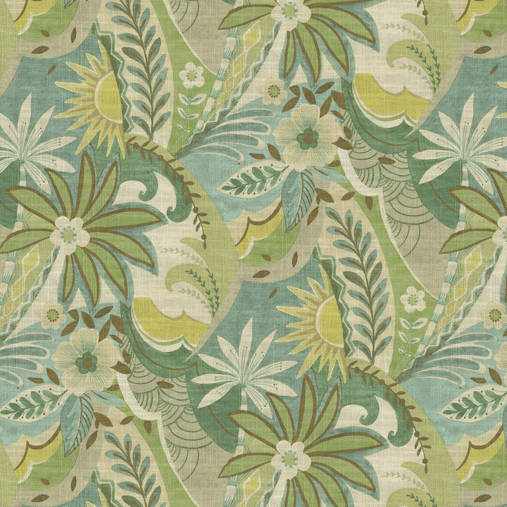 Mod Moment Peapod by PK Lifestyles Designer Fabric - 75% cotton, 25% linen Pakistan 15000 Horizontal: 13.5 and Vertical: 27 54 - Swanky Fabrics -