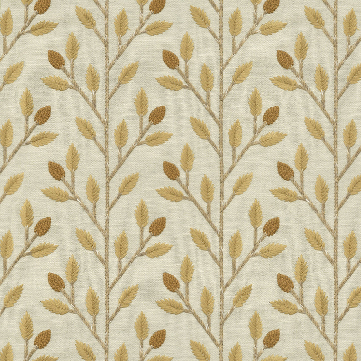 Wheat Field Emb Golden by PK Lifestyles Designer Fabric - 72% polyester, 28% cotton EMB: 100% rayon India 51000 Horizontal: 4.87 and Vertical: 4.63 56 - Swanky Fabrics -