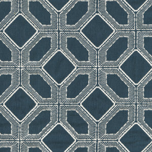 Goa Emb Indigo by PK Lifestyles Designer Fabric