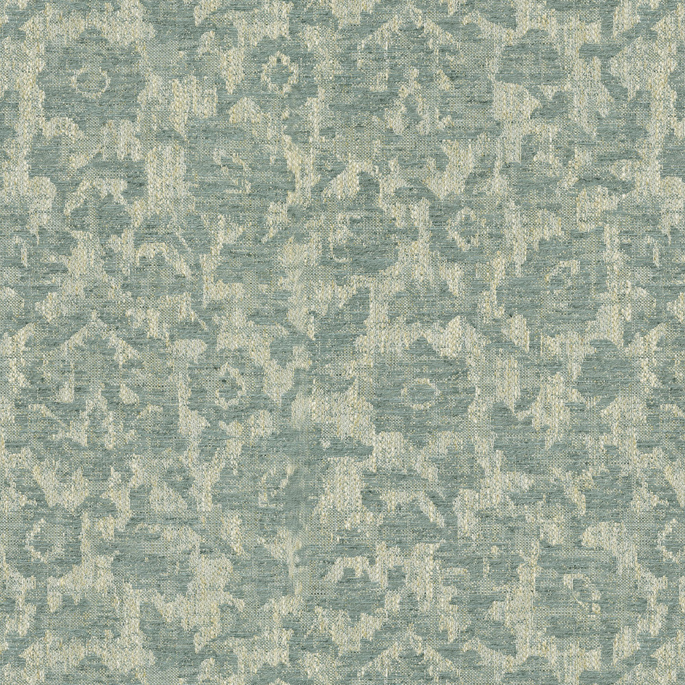 Bijar Floral Seaglass by PK Lifestyles Designer Fabric - 88% polyester, 12% linen India 50000 Horizontal: 13.75 and Vertical: 13.63 55 - Swanky Fabrics -