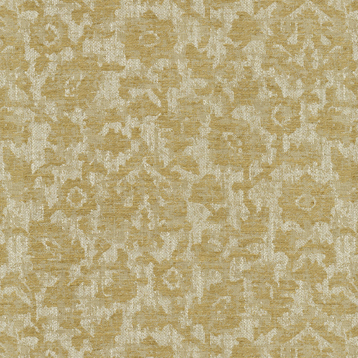 Bijar Floral Gold by PK Lifestyles Designer Fabric - 88% polyester, 12% linen India 50000 Horizontal: 13.75 and Vertical: 13.63 55 - Swanky Fabrics -