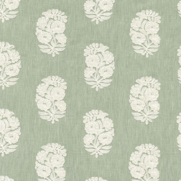 Bodhi Emb Mist by PK Lifestyles Designer Fabric - Base: 52% polyester, 48% cotton EMB: 50% cotton, 50% rayon India 29000 Horizontal: 6.75 and Vertical: 4.75 54 - Swanky Fabrics -