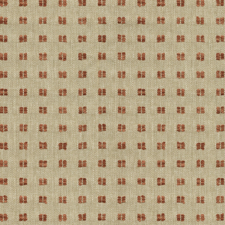 Boucle Blocks Cayenne by PK Lifestyles Designer Fabric - 59% polyester, 41% cotton India 51000 Horizontal: 1.25 and Vertical: 1 54 - Swanky Fabrics -