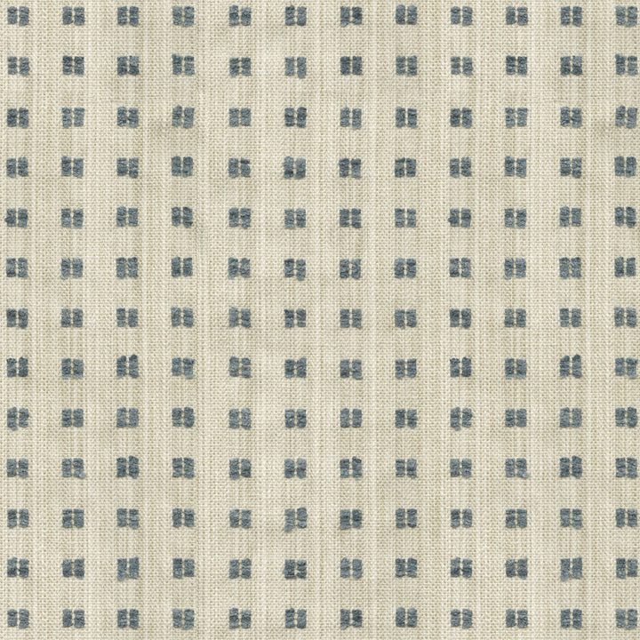 Boucle Blocks Cornflower by PK Lifestyles Designer Fabric - 59% polyester, 41% cotton India 51000 Horizontal: 1.25 and Vertical: 1 54 - Swanky Fabrics -