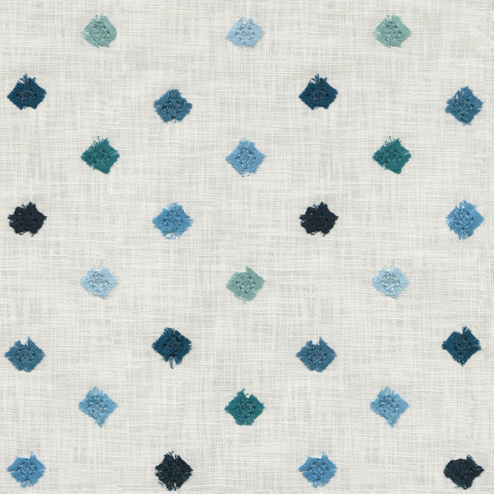 Gemstone Emb Blue by PK Lifestyles Designer Fabric - 100% cotton EMB: 100% rayon India 51000 Horizontal: 8.75 and Vertical: 15.25 54 - Swanky Fabrics -