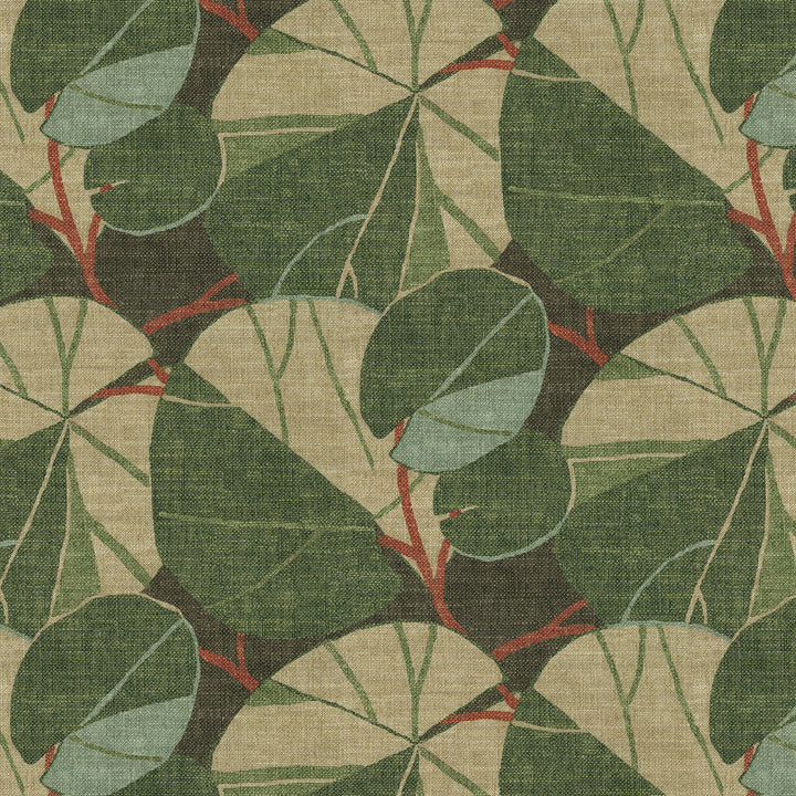 Leafy Place Grasshopper by PK Lifestyles Designer Fabric - 75% cotton, 25% linen Pakistan 15000 Horizontal: 13.5 and Vertical: 25.25 54 - Swanky Fabrics -