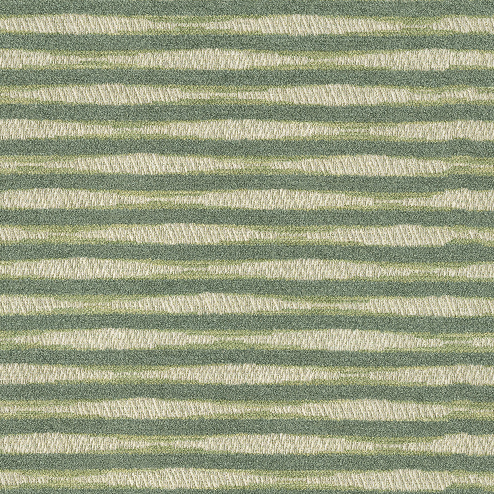Ebb & Flow Stripe Moss by PK Lifestyles Designer Fabric - 78% polyester, 22% cotton India 51000 Horizontal: 6.88 and Vertical: 7.37 54 - Swanky Fabrics -