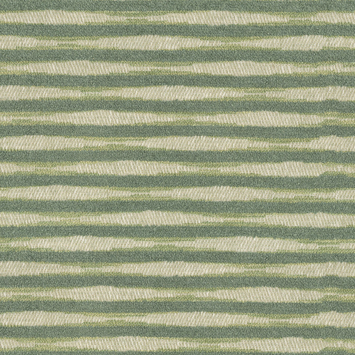 Ebb & Flow Stripe Moss by PK Lifestyles Designer Fabric - 78% polyester, 22% cotton India 51000 Horizontal: 6.88 and Vertical: 7.37 54 - Swanky Fabrics -