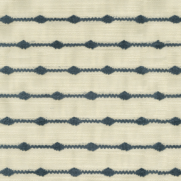 Dewdrop Stripe Indigo by PK Lifestyles Designer Fabric - 100% polyester, 100% acrylic backed China 30000 Horizontal: 3.25 and Vertical: 11 57 - Swanky Fabrics -