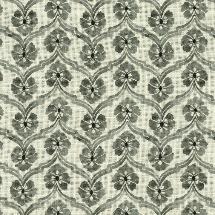 Rhythmic Onyx by PK Lifestyles Designer Fabric - 75% cotton, 25% linen Pakistan 15000 Horizontal: 4.5 and Vertical: 6.75 54 - Swanky Fabrics -