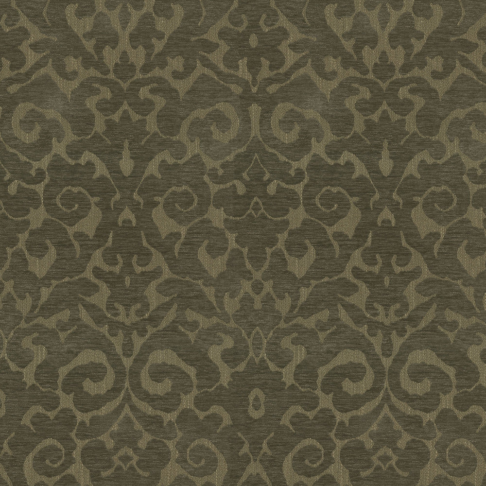 Verona Damask Woodland by PK Lifestyles Designer Fabric - 100% polyester India 51000 Horizontal: 14 and Vertical: 27.5 56 - Swanky Fabrics -