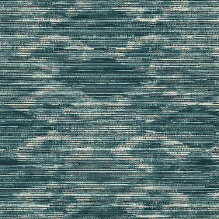 Zahra Ikat Copen 472080 by PK Lifestyles Designer Fabric Cultural Exchange IX 77% Cotton, 23% Poleyster India 51000 H: 13.5, V: 13.5 54 - Swanky Fabrics -