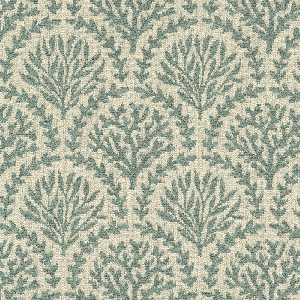 Narella Seaglass 472190 by PK Lifestyles Designer Fabric Cozy Life VIII 77% Polyester, 23% Cotton India 51000 H: 6.875, V: 6.75 54 - Swanky Fabrics -