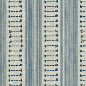 Fringe Stripe Emb Baltic 472222 by PK Lifestyles Designer Fabric