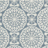 Lace Medallion Emb Cornflower 472230 by PK Lifestyles Designer Fabric