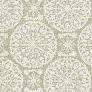 Lace Medallion Emb Cloud 472232 by PK Lifestyles Designer Fabric
