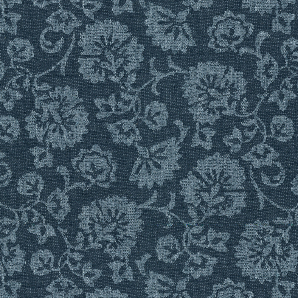 Fancify Indigo 472253 by PK Lifestyles Designer Fabric Cultural Exchange IX 78% Recycled Polyester, 11% Polyester, 11 % Cotton India 51000 H: 13.6, V: 13.2 54 - Swanky Fabrics -