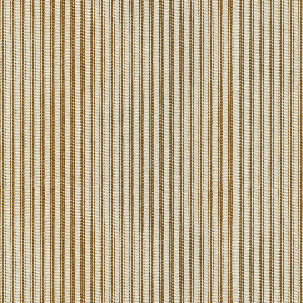 Essential Ticking Cognac 472594 by PK Lifestyles Designer Fabric PKL Studio June 2025 100% Cotton Portugal 15000 H: 0.4, V: N/A 56 - Swanky Fabrics -