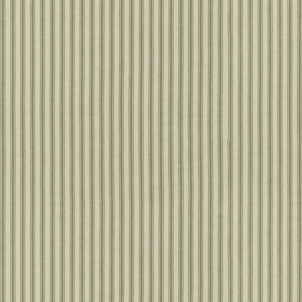 Essential Ticking Sage 472596 by PK Lifestyles Designer Fabric PKL Studio June 2025 100% Cotton Portugal 15000 H: 0.4, V: N/A 56 - Swanky Fabrics -