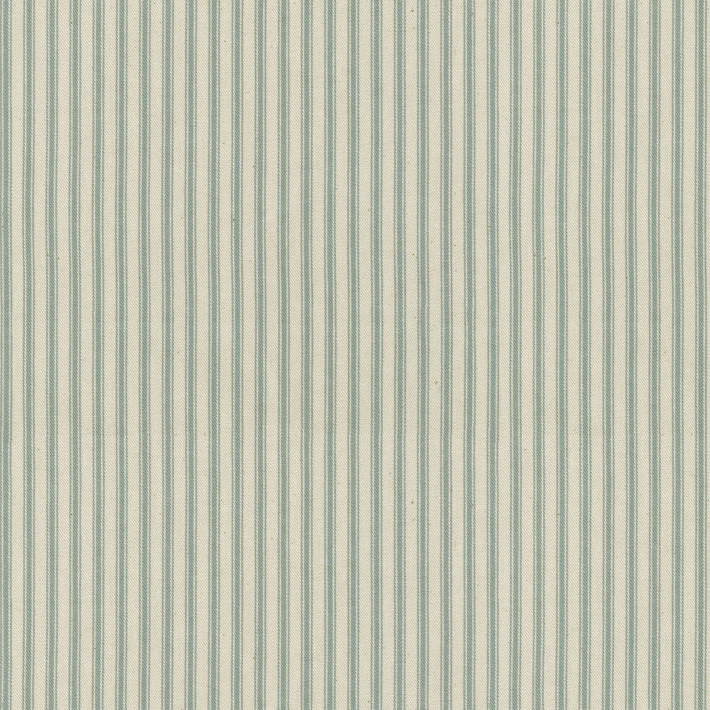 Essential Ticking Seaglass 472597 by PK Lifestyles Designer Fabric PKL Studio June 2025 100% Cotton Portugal 15000 H: 0.4, V: N/A 56 - Swanky Fabrics -