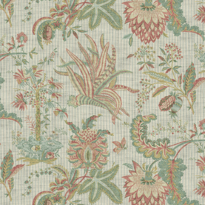 Storied Past Rosewater 472603 by PK Lifestyles Designer Fabric Cultural Exchange IX 100% Cotton Pakistan 51000 H: 27, V: 25.25 54 - Swanky Fabrics -