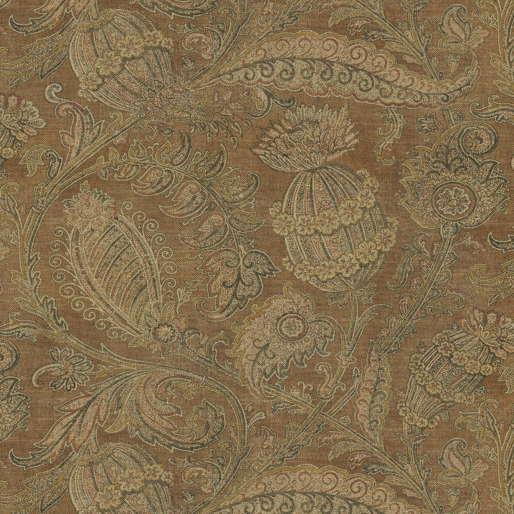 Loggia Caffe 472631 by PK Lifestyles Designer Fabric History Retold VIII 555 Linen, 45% Rayon Pakistan 50000 H: 27, V: 25.25 54 - Swanky Fabrics -