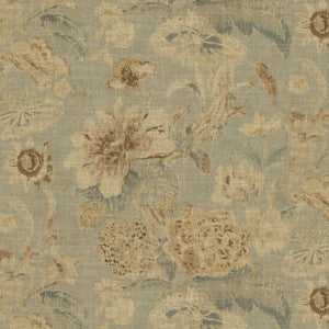Floral Offerings Pewter 472663 by PK Lifestyles Designer Fabric