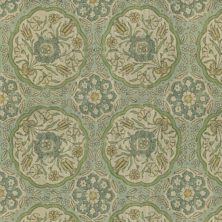 Worlds Away Mist 472671 by PK Lifestyles Designer Fabric Cultural Exchange IX 75% Cotton, 25% Linen Pakistan 15000 H: 27, V: 25.25 54 - Swanky Fabrics -