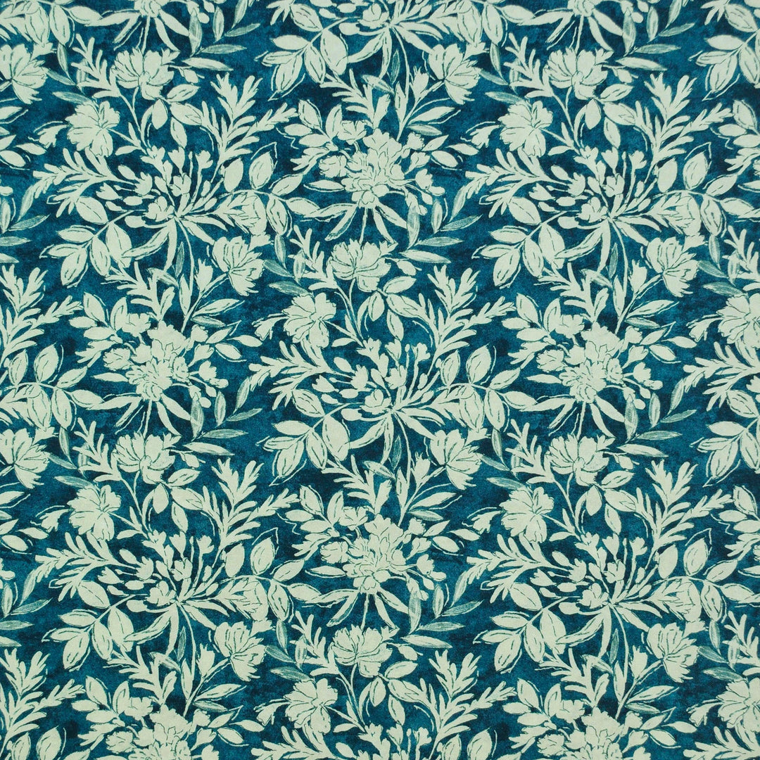 Ease Indigo 472873 by PKL Studio Designer Fabric - 100% Cotton India 11000 Horizontal: 13.500" and Vertical: 12.600" 54 - Swanky Fabrics -