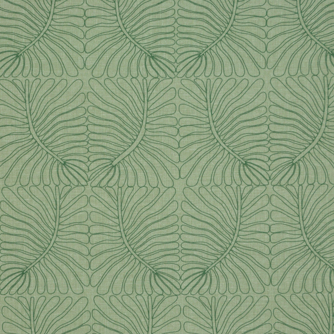 Selva Emb Agave 472951 by PKL Studio Designer Fabric - BASE:70% Polyester 30% Cotton EMB:100% Polyester India 8900 Horizontal: 13.250" and Vertical: 15.750" 53 - Swanky Fabrics -