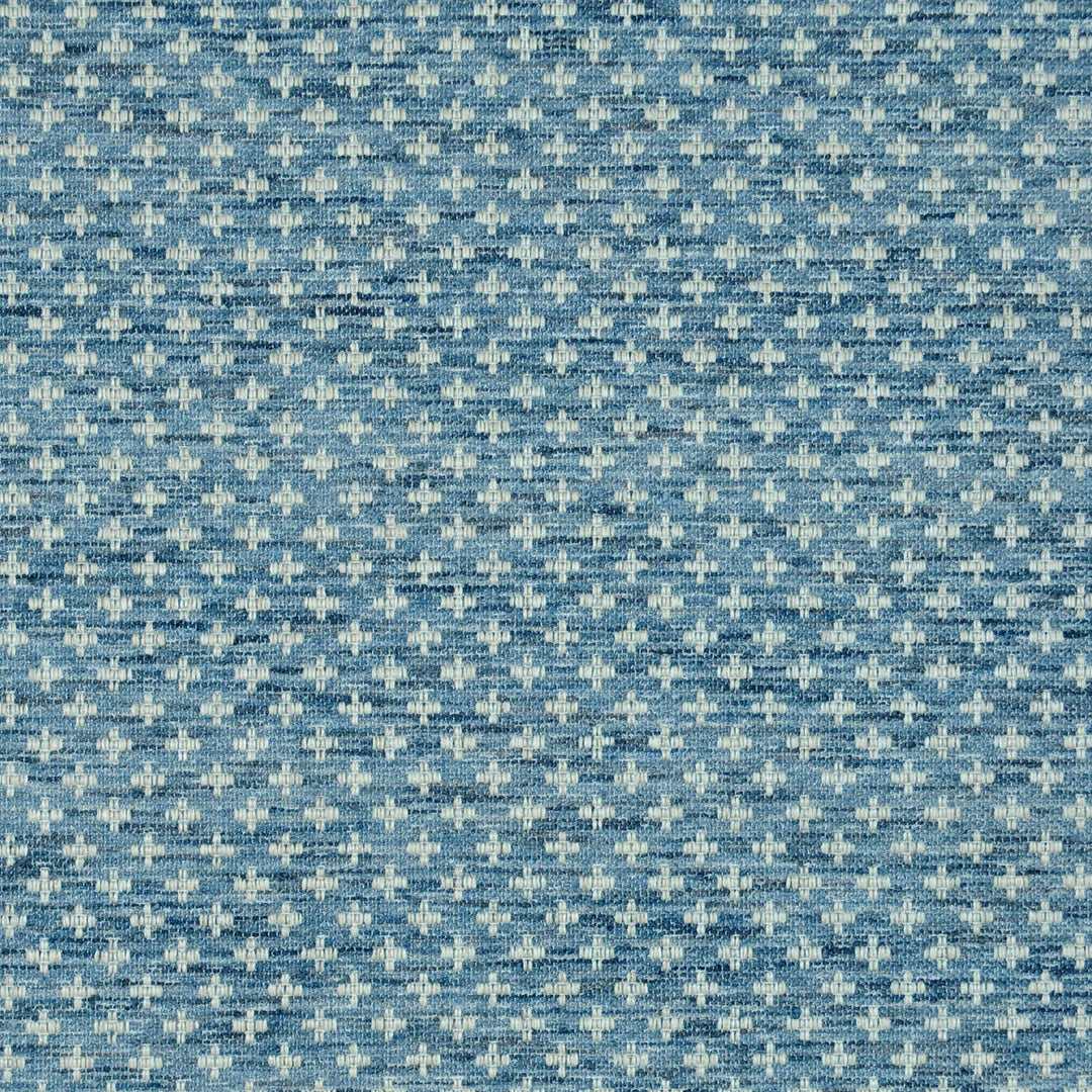 Plus Side Indigo 472971 by PKL Studio Designer Fabric - 100% Polyester India 51000 Horizontal: .750" and Vertical: .750" 54 - Swanky Fabrics -