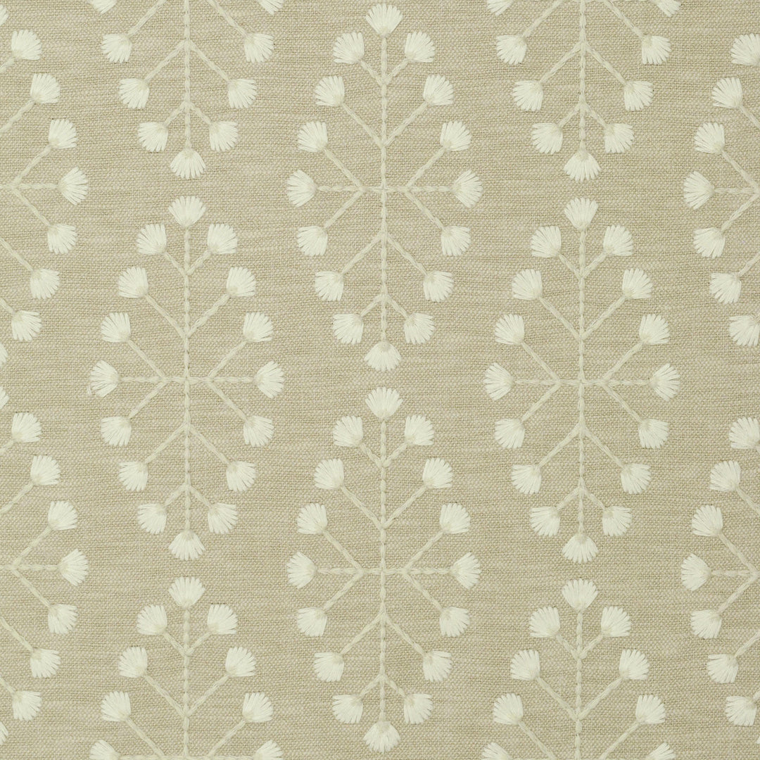 Allium Emb Twine 472983 by PKL Studio Designer Fabric - BASE:71% Polyester 29% Cotton EMB:100% Viscose India 51000 Horizontal: 6.500" and Vertical: 6.250" 52 - Swanky Fabrics -