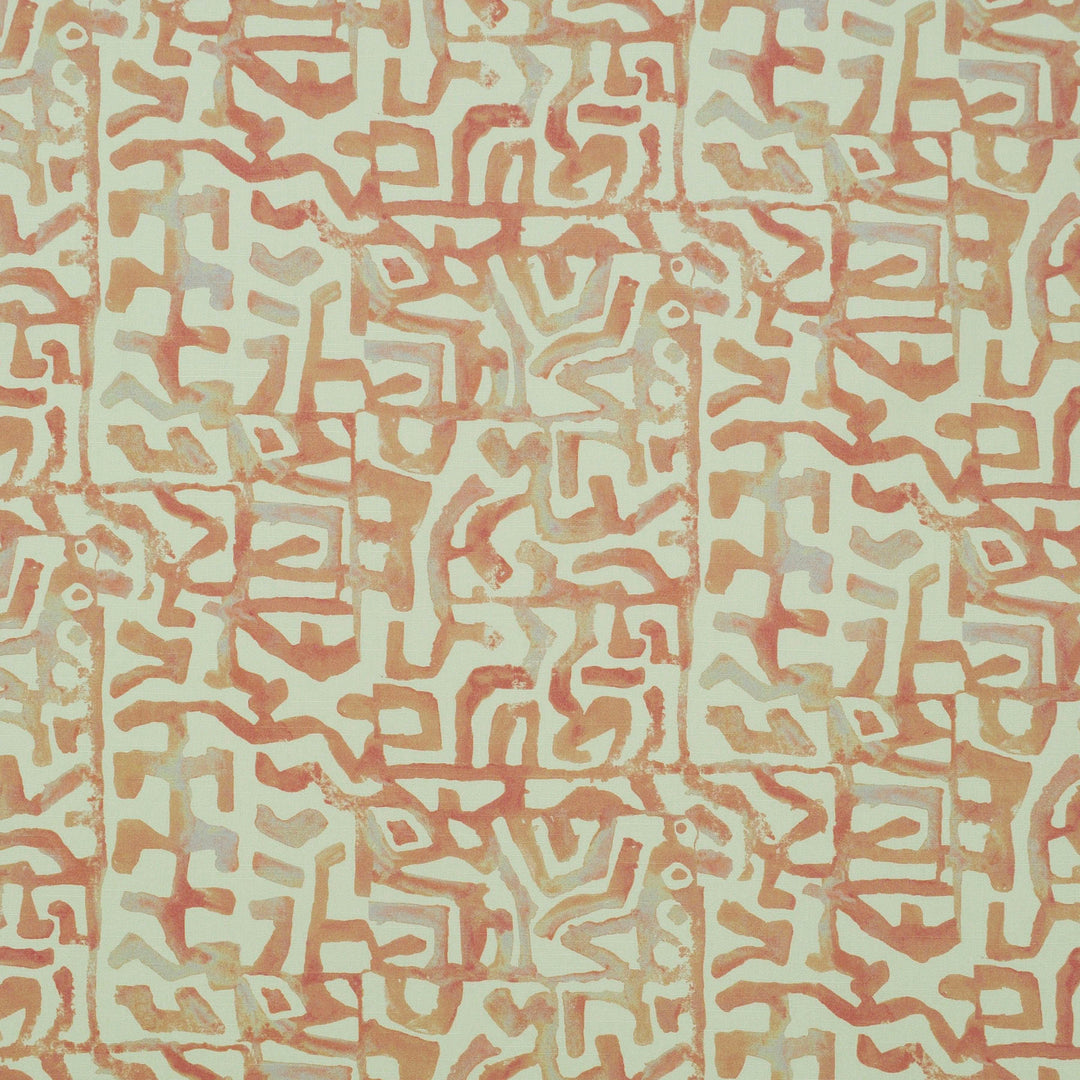 Movement Coral 473122 by PKL Studio Designer Fabric - 100% Cotton Pakistan 51000 Horizontal: 13.500" and Vertical: 12.625" 54 - Swanky Fabrics -