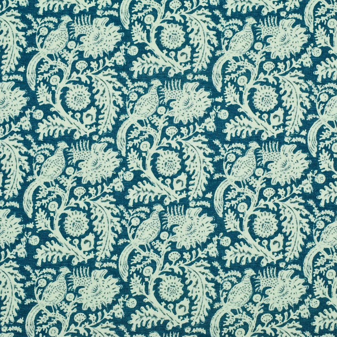 Meadow Song Indigo 473150 by PKL Studio Designer Fabric - 100% Cotton Pakistan 51000 Horizontal: 13.500" and Vertical: 18.000" 54 - Swanky Fabrics -