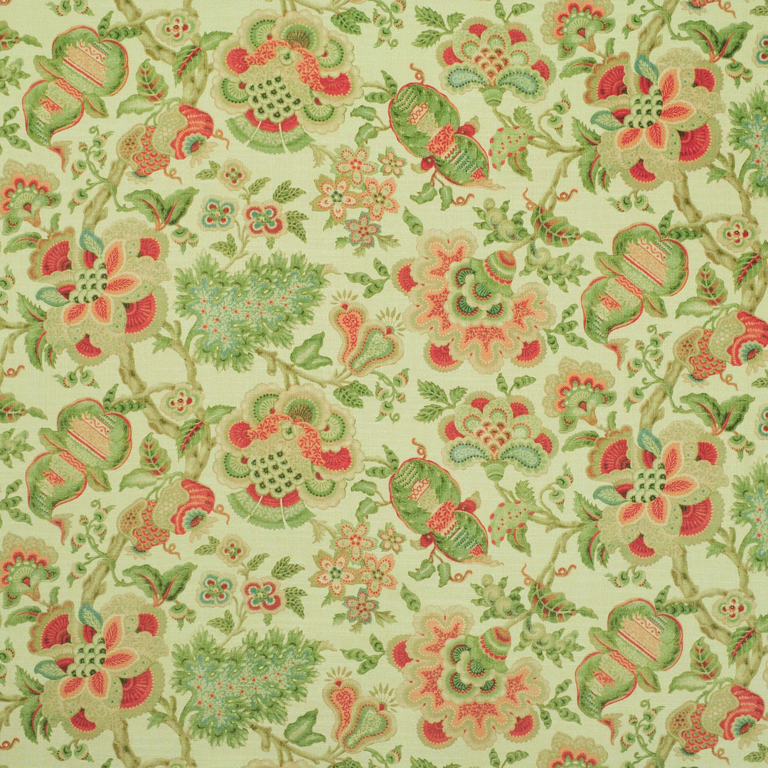 Avignon Apricot 473182 by PKL Studio Designer Fabric - 75% Cotton 25% Linen Pakistan 15000 Horizontal: 27.000" and Vertical: 18.000" 54 - Swanky Fabrics -