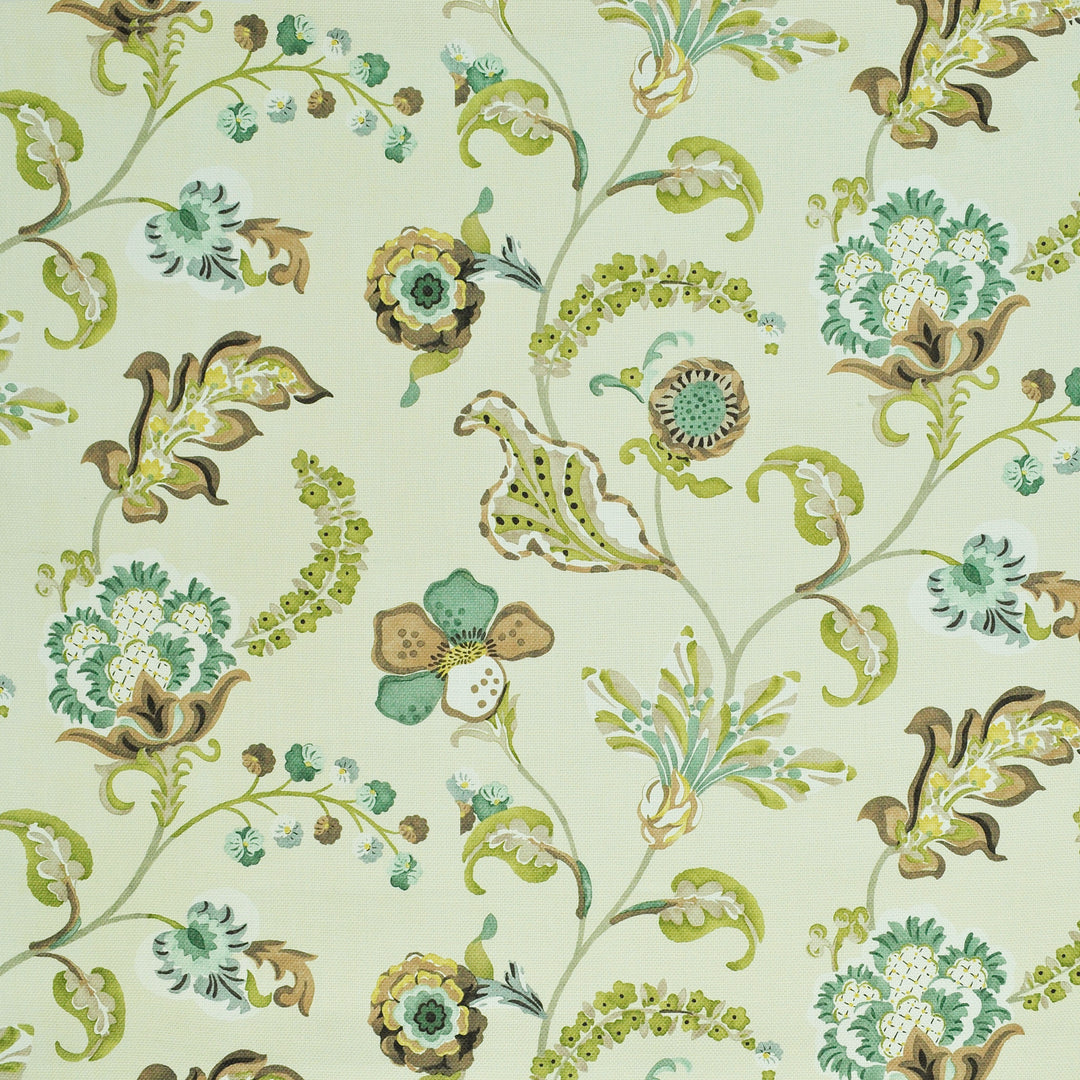 Lily Steel 473363 by PKL Studio Designer Fabric - 100% Cotton Pakistan 51000 Horizontal: 27.000" and Vertical: 25.000" 54 - Swanky Fabrics -