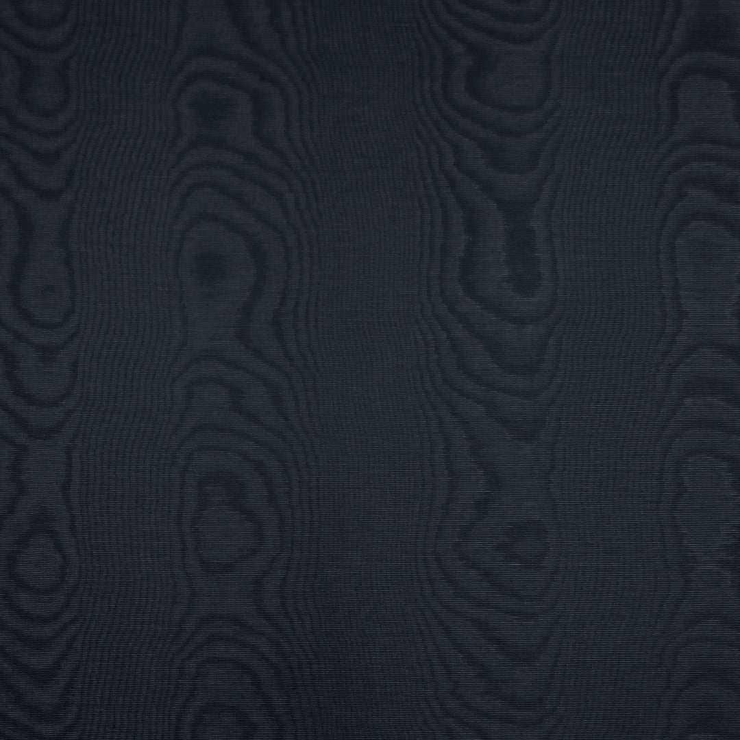 Moire Black 473394 by PKL Studio Designer Fabric - 65% Cotton 35% Polyester Taiwan 51000 Horizontal: .000" and Vertical: 8.000" 58 - Swanky Fabrics -