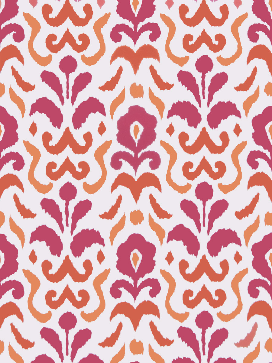 Stroheim Fabric Montenero Pink Orange 5 Yards