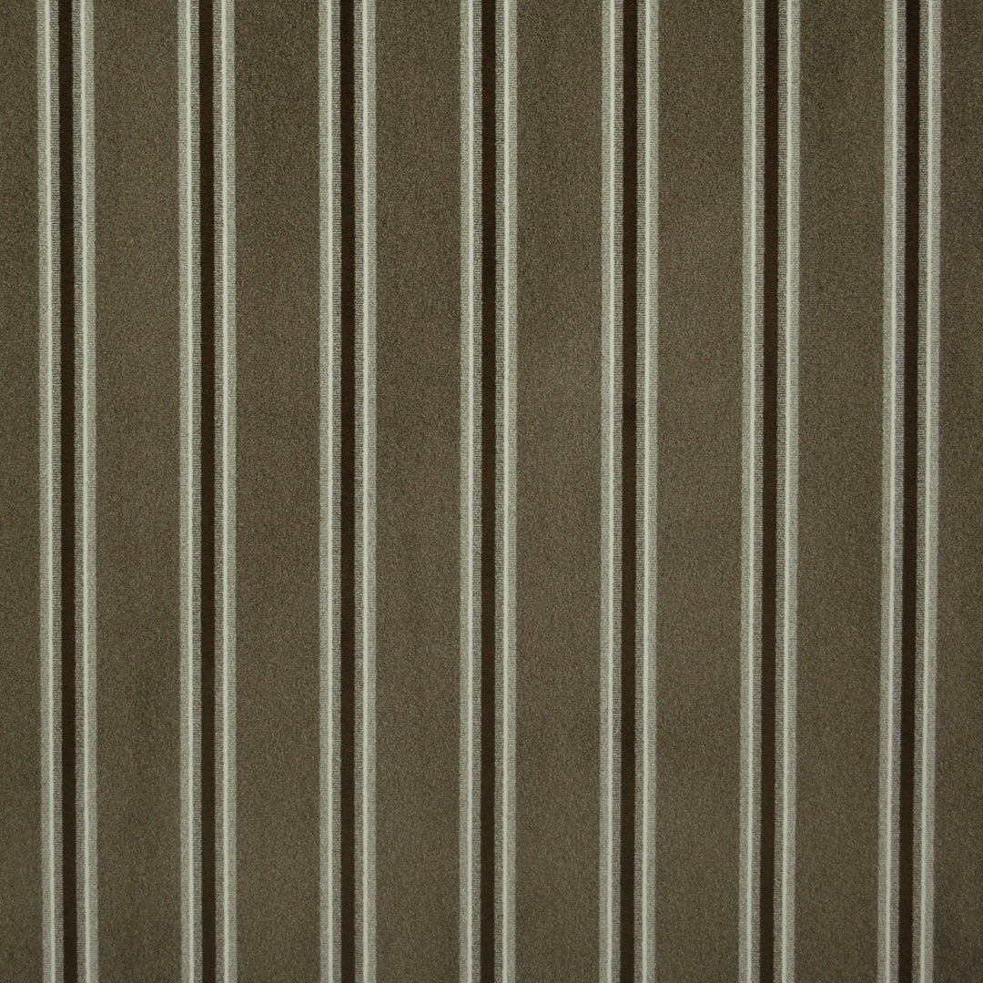 Velveteen Stripe Mink 480832 by PKL Studio Designer Fabric - 100% Polyester India 51000 Horizontal: 1.750" and Vertical: .000" 54 - Swanky Fabrics -
