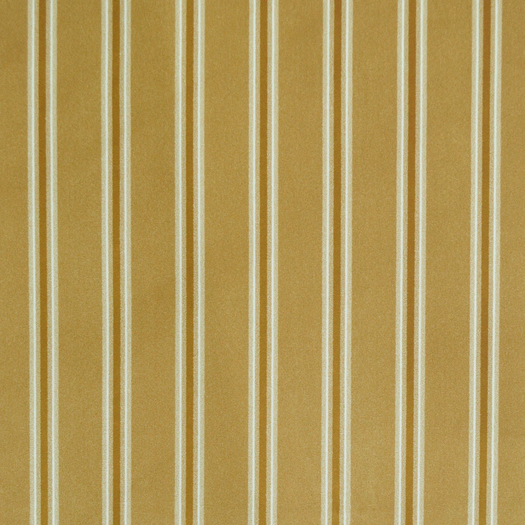 Velveteen Stripe Gold 480834 by PKL Studio Designer Fabric - 100% Polyester India 51000 Horizontal: 1.750" and Vertical: .000" 54 - Swanky Fabrics -