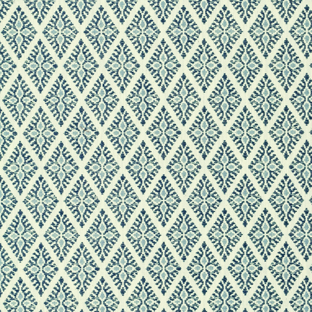 Aldo Lattice Lake 480865 by PKL Studio Designer Fabric - 64% Recycled Polyester 36% Cotton India 51000 Horizontal: 1.700" and Vertical: 2.600" 55 - Swanky Fabrics -