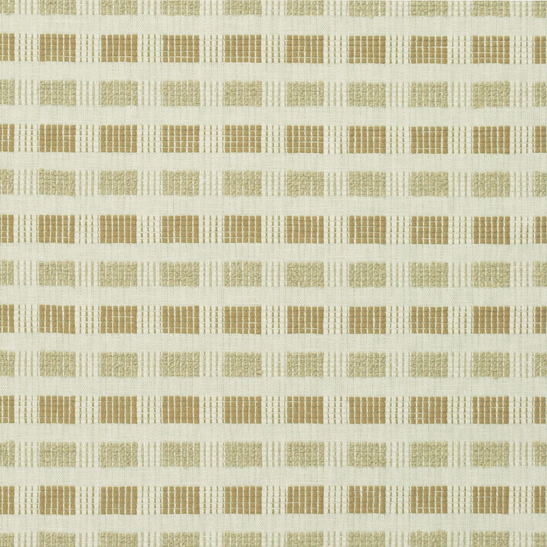 Block Party Gold 480890 by PKL Studio Designer Fabric - 54% Cotton 46% Recycled Polyester India 51000 Horizontal: 1.300" and Vertical: 2.000" 54 - Swanky Fabrics -