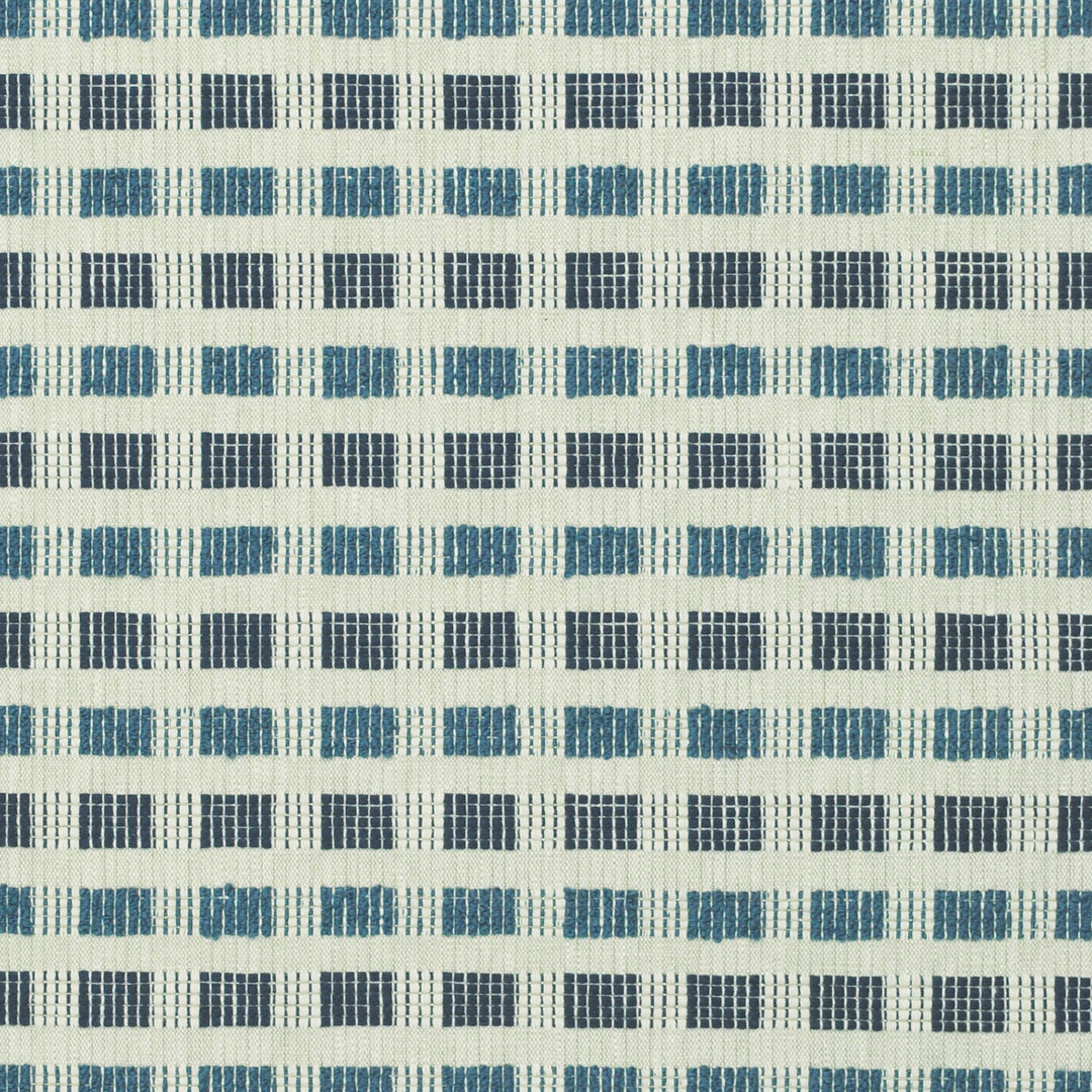 Block Party Indigo 480893 by PKL Studio Designer Fabric - 54% Cotton 46% Recycled Polyester India 51000 Horizontal: 1.300" and Vertical: 2.000" 54 - Swanky Fabrics -
