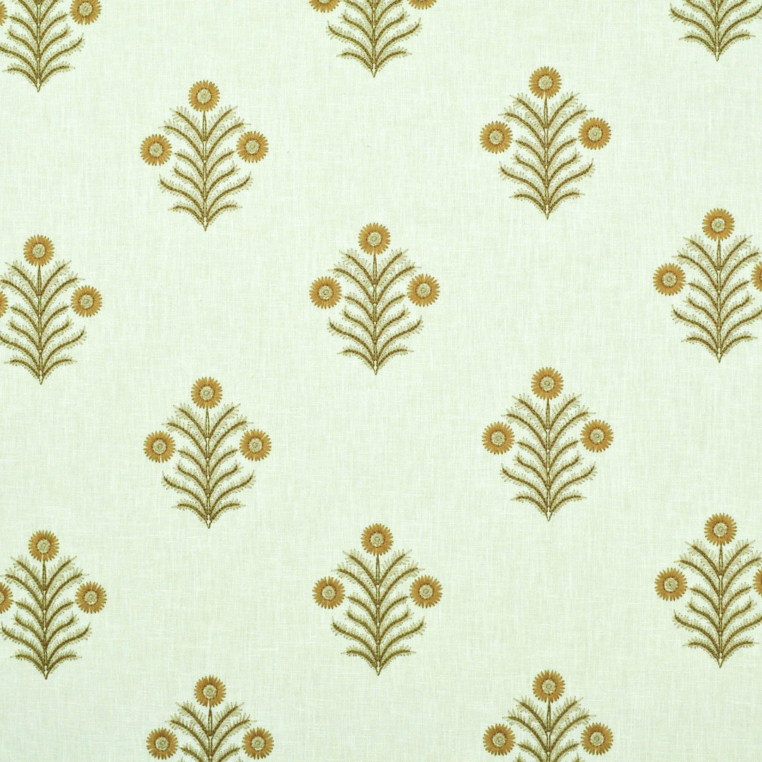 Hayley Emb Topaz 480944 by PKL Studio Designer Fabric - Base:50% Polyester 50% Cotton India 51000 Horizontal: 10.500" and Vertical: 9.500" 52 - Swanky Fabrics -